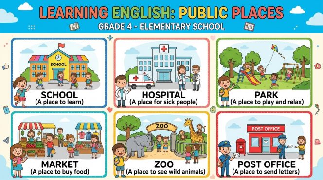 
Materi Bahasa Inggris SD Kelas 4: Public Places